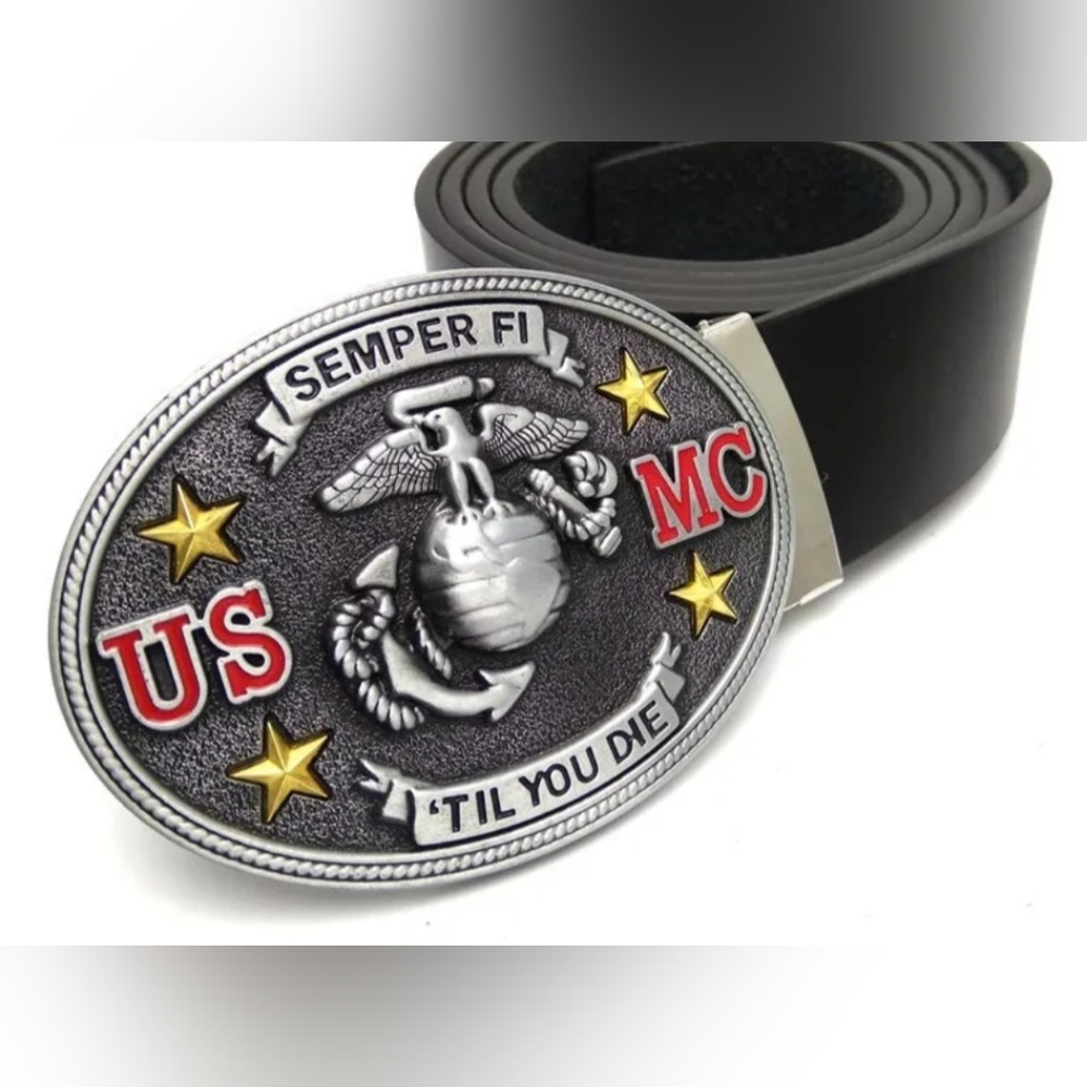 New USMC United States Marine Corps belt buckle - Picture 2 of 6